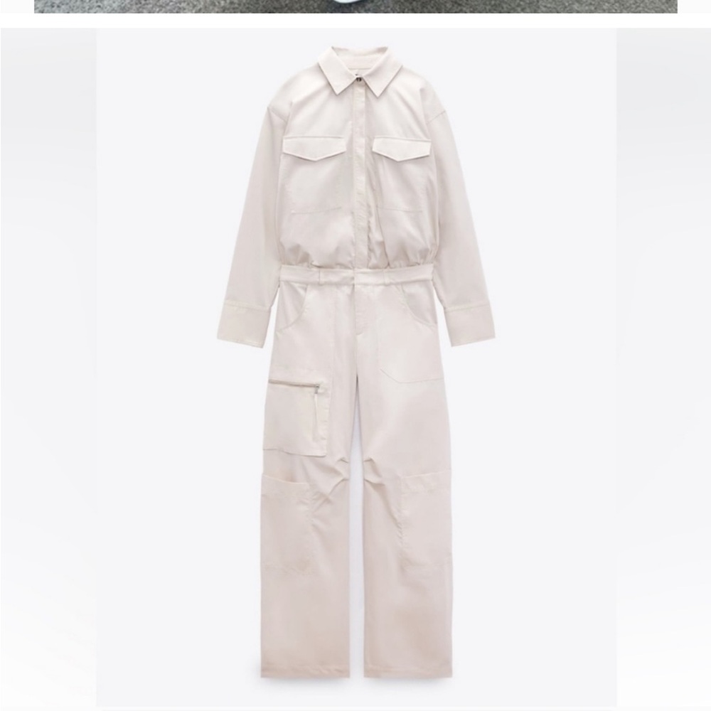 Zara cargo jumpsuit